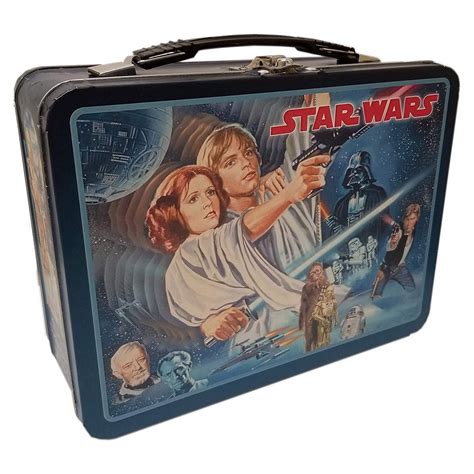 how much is a star wars metal lunch box worth|vintage star wars lunch boxes.